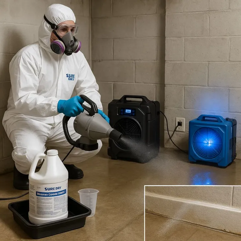 Sanitization and Odor Removal process in Colonia, NJ